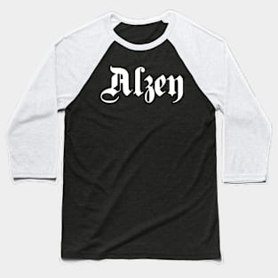 Alzey written with gothic font Baseball T-Shirt